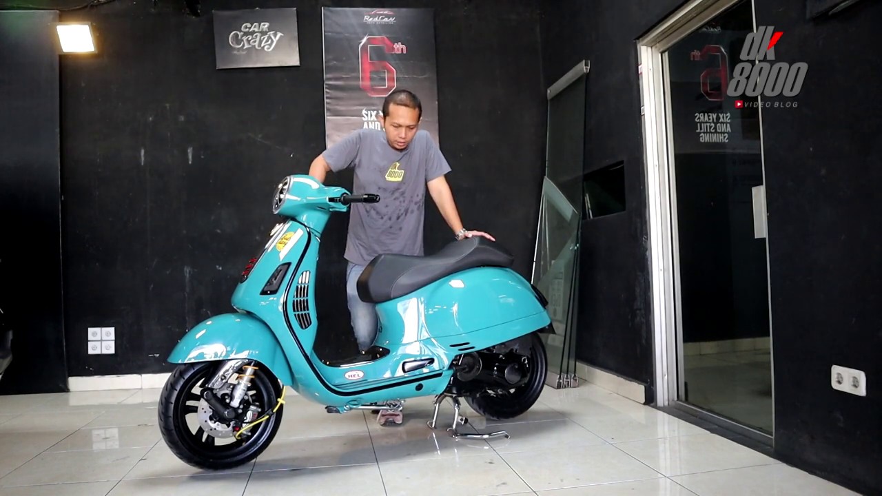 Modifikasi Vespa GTS 150