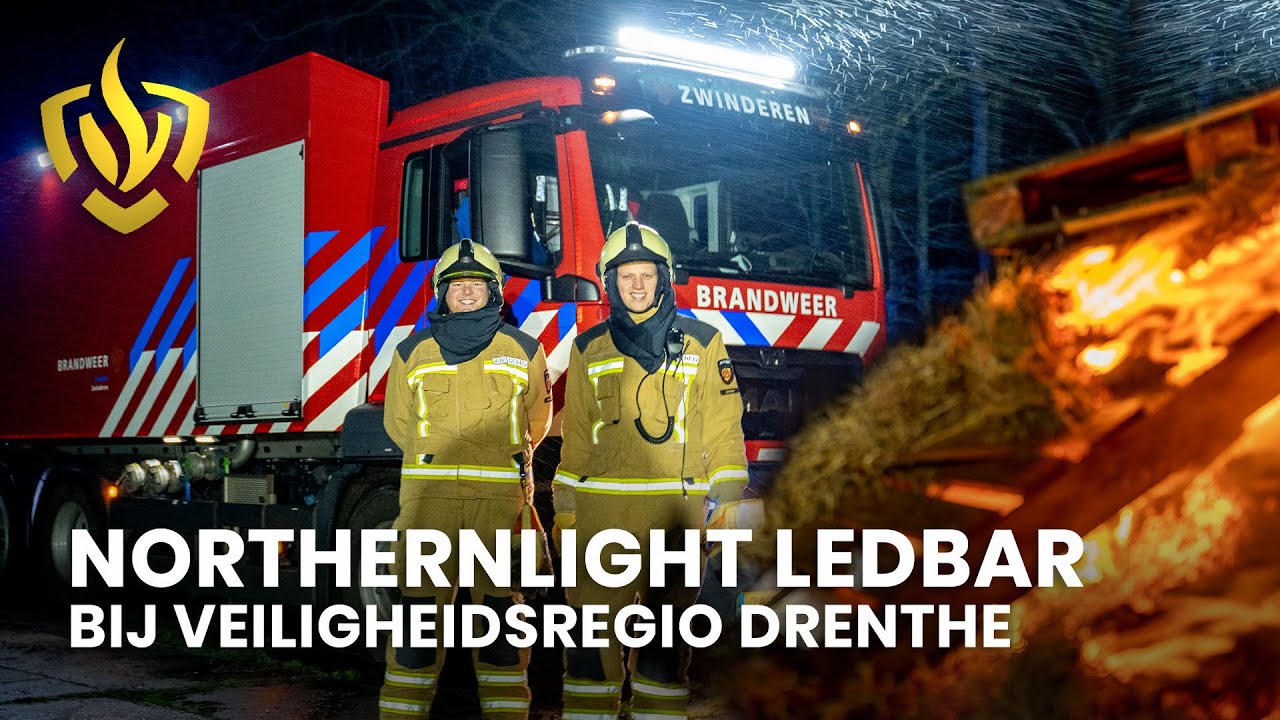 Northernlight Ledbar op Brandweerwagen van Veiligheidsregio Drenthe | Ledhandel24