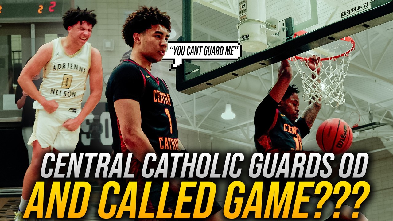SHI* GOT INTENSE! CENTRAL CATHOLIC Vs NELSON WENT AT IT FOR CONFERENCE CHIP! GAME WINNER TOO??