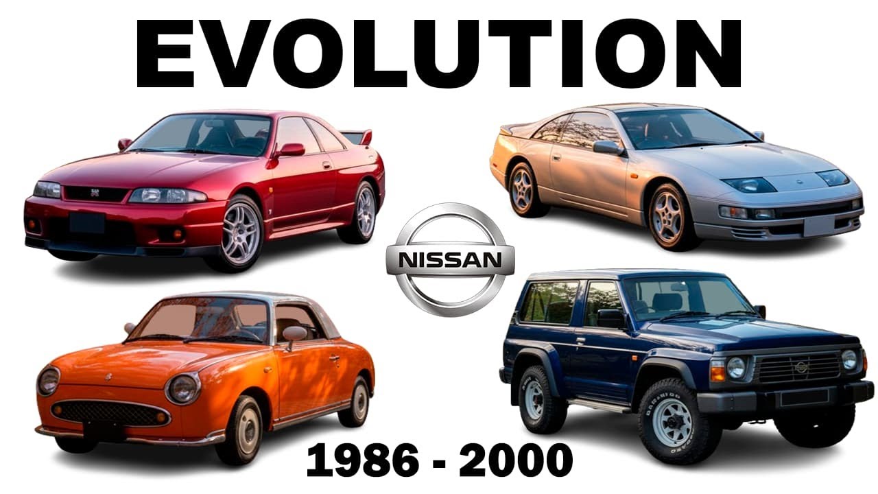 Evolution of Nissan cars - Models by year (Part 2)