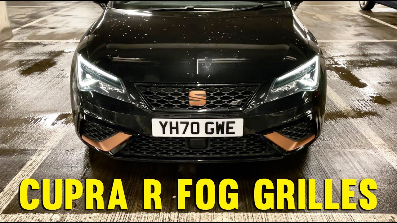 FITTING *CUPRA R* FOG GRILLES (2020 CUPRA 290)