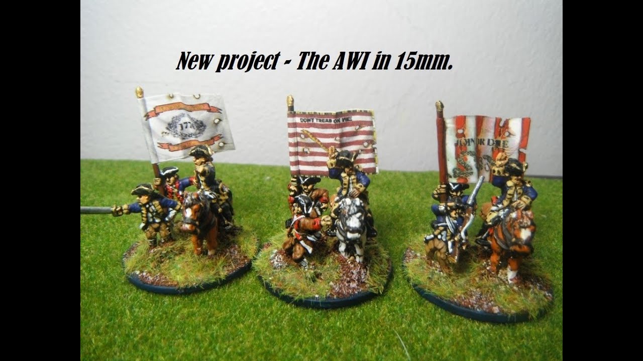 A new project begins! 15mm AWI using Peter Pig figures.