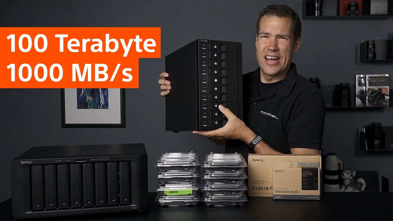 100 Terabyte🚀1000 MB/sec?💽Netzwerk🔐Datensicherung für📸Fotografen🎥Filmer Synology DS1821+