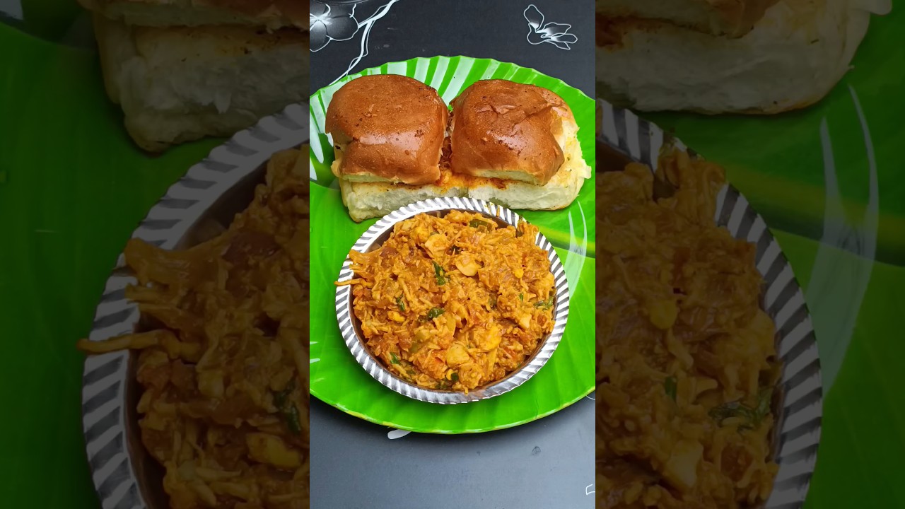 Egg Pav Bhaji Recipe #shorts #food #viral #trending #recipe #cooking #asmr #indiankitchen
