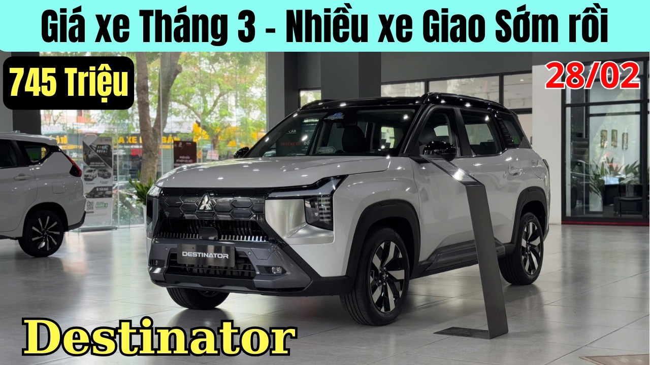 ✅Mitsubishi Destinator chốt giá xe Tháng 3 | Dự kiến giao đủ cho Khách Hàng Đặt Trước