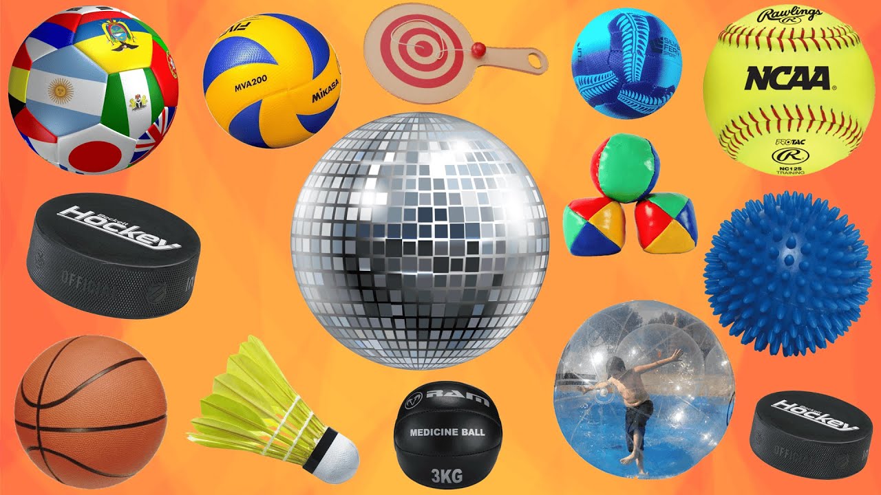 Sports Balls for Kids | All Types of Sports Ball| Sports Ball Vocabulary| Different Types Of Balls