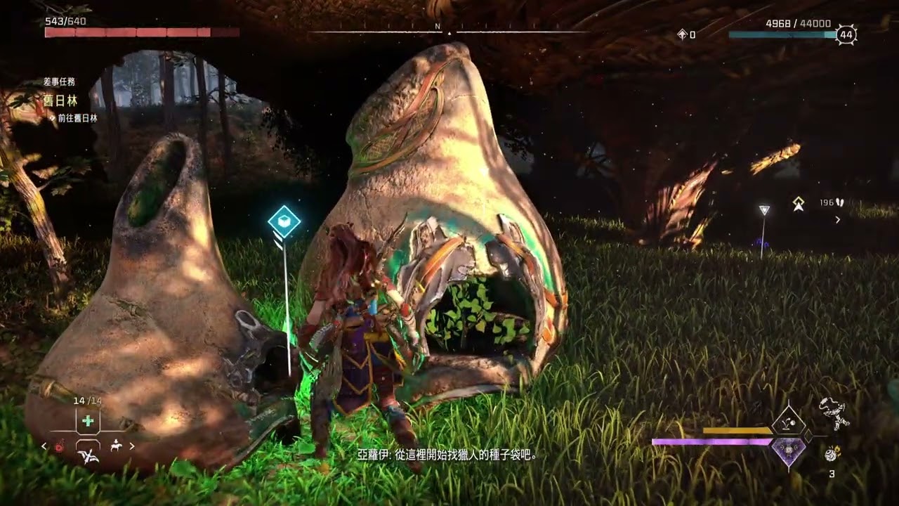 DaddyGamer 地平線 西域禁地 舊日林 差事任務