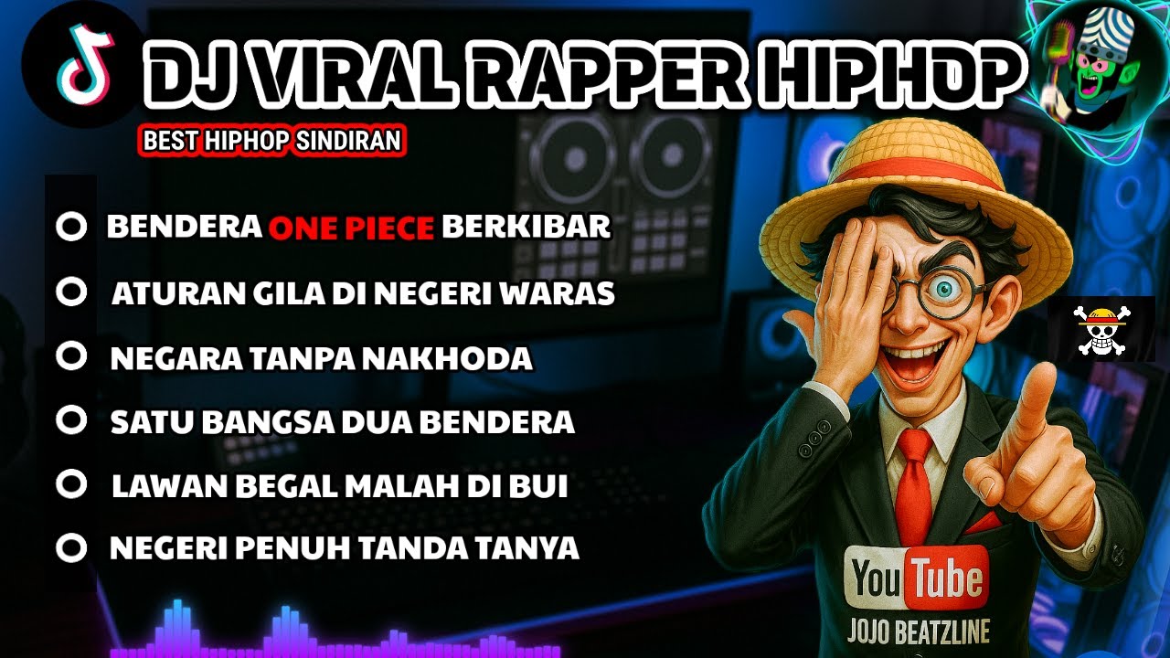🎶BEST DJ RAPPER HIPHOP TERBARU 2025 || 🎶 BENDERA ONE PIECE BERKIBAR | SINDIRAN PEDAS | 🎧 #hiphop