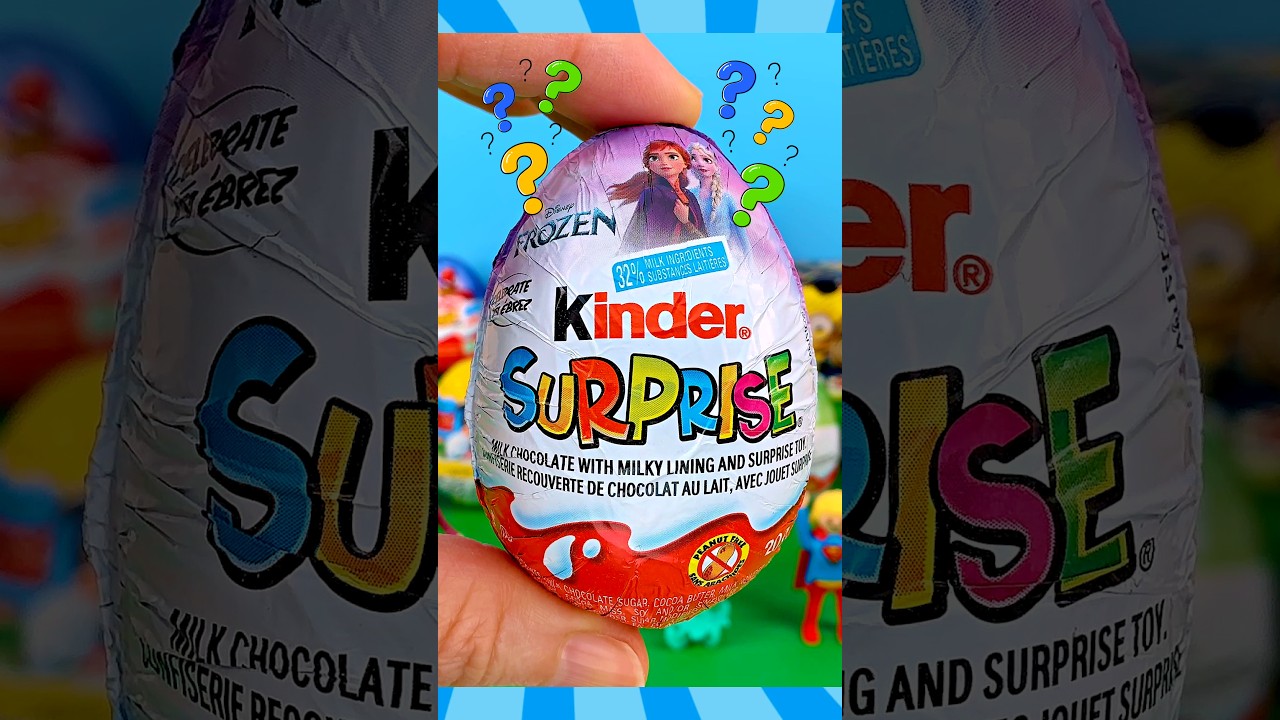 Kinder Disney Frozen Surprise Egg Satisfying Reveal!🥚✨#SurpriseEgg  #KinderSurprise#Satisfying #asmr