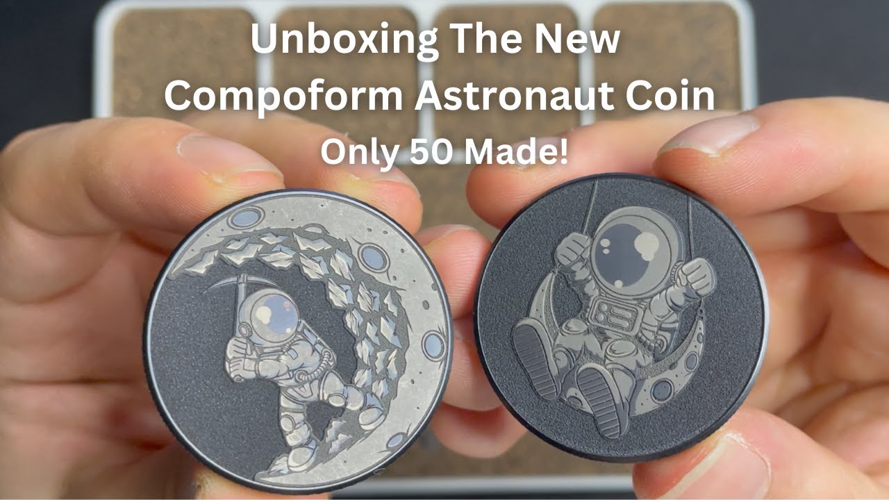 Unboxing The New  Compoform Astronaut Coin | Daily Dose Of Fidgets |