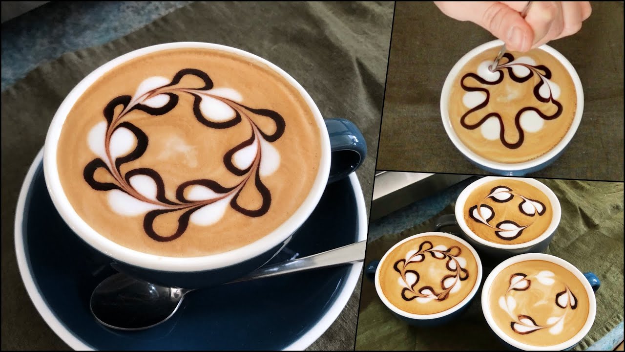 How to make hearts in coffee at home