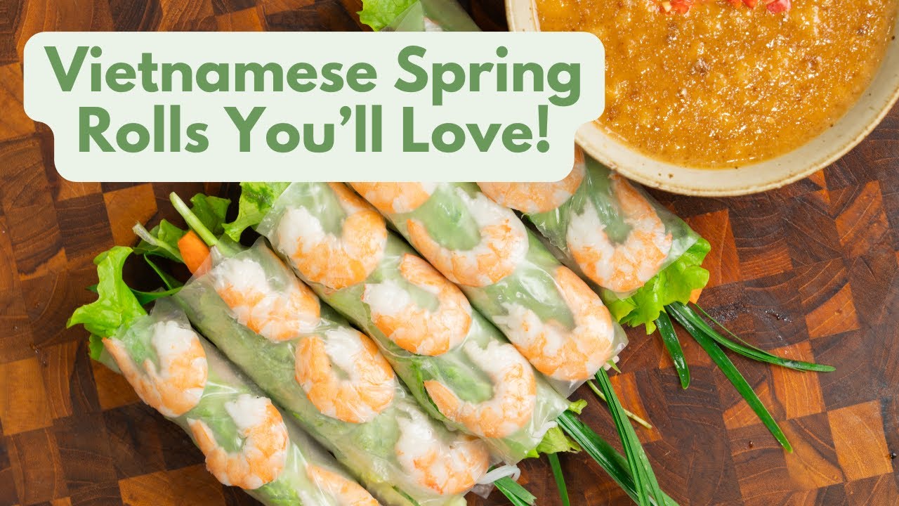 How to Make Authentic Vietnamese Spring Rolls with Shrimp and Pork | Vietnamese Recipes