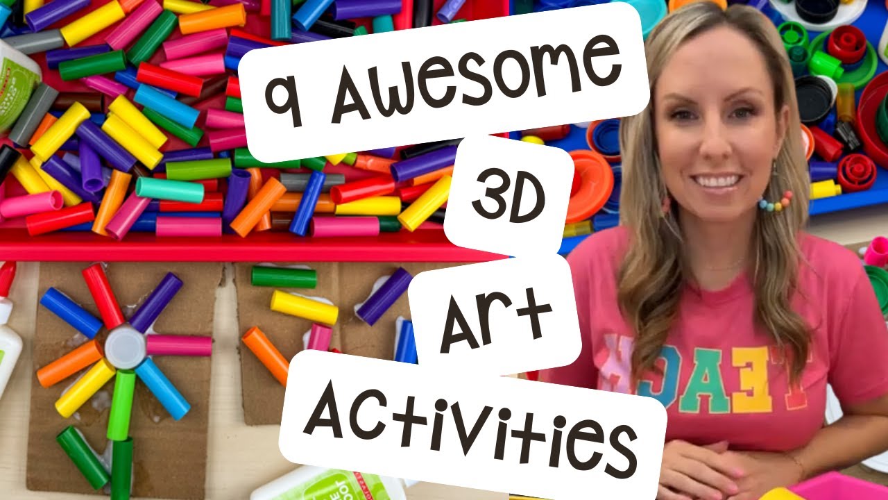 9 Awesome 3D Art Activities for Preschool, Pre-K, and Kindergarten