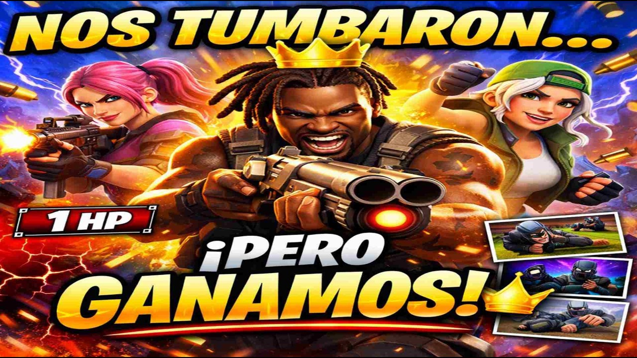 “Nos Tumban… Pero No Nos Eliminan 👑 | Trío Cotorreo con Final ÉPICO 🎺🔥 Fortnite”