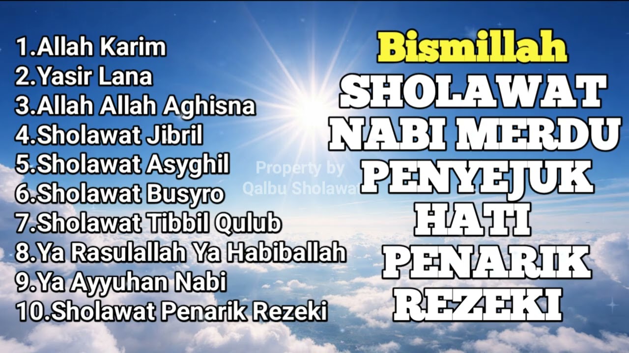 SHOLAWAT JIBRIL PEMBUKA PINTU REZEKI | ALLAH KARIM | SHOLAWAT NABI MERDU TERBARU 2026