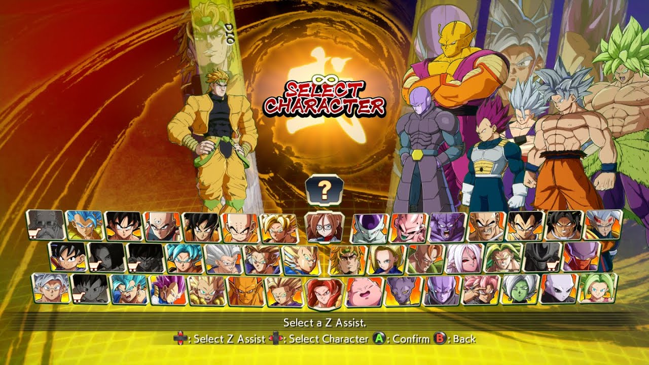 Дио Брандо против всех - Dragon Ball FighterZ