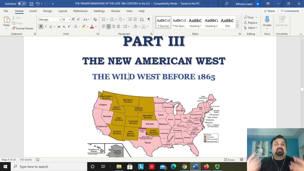 The Socio Economic Transformations of the Late 19th Century Session # 3
