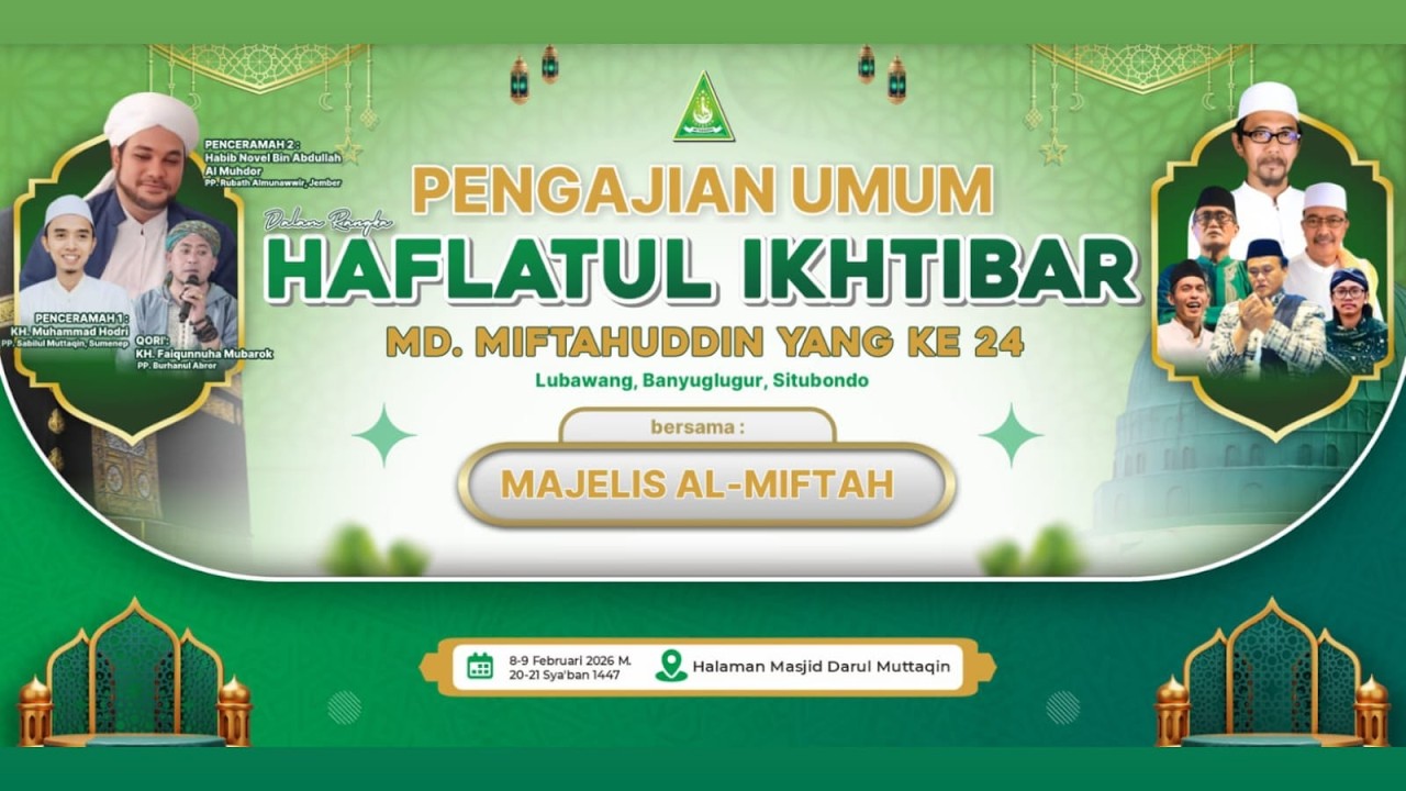 LIVE STREMING LUBAWANG BERSHOLAWAT BERSAMA MAJELIS DZIKIR DAN SHOLAWAT AL MIFTAH PP. MIFTAHUL ULUM
