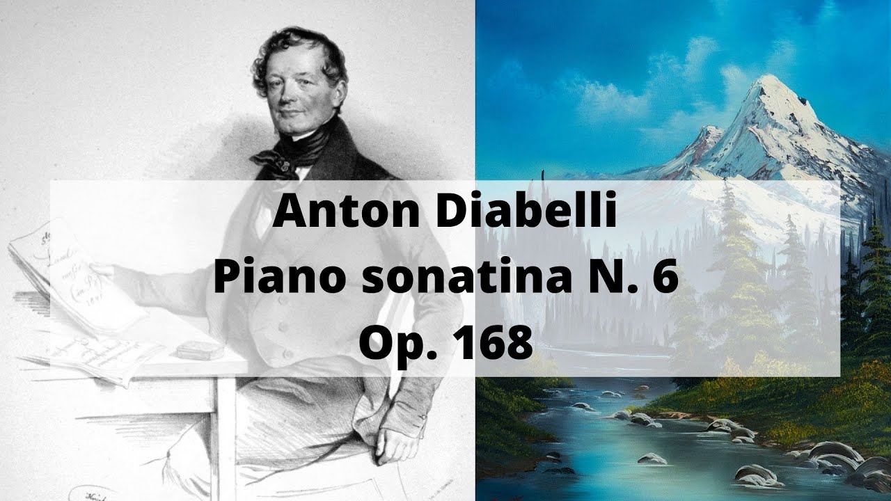 DIABELLI: Sonatina in G major No. 6 Op. 168 (complete with score) | Luca Zordan