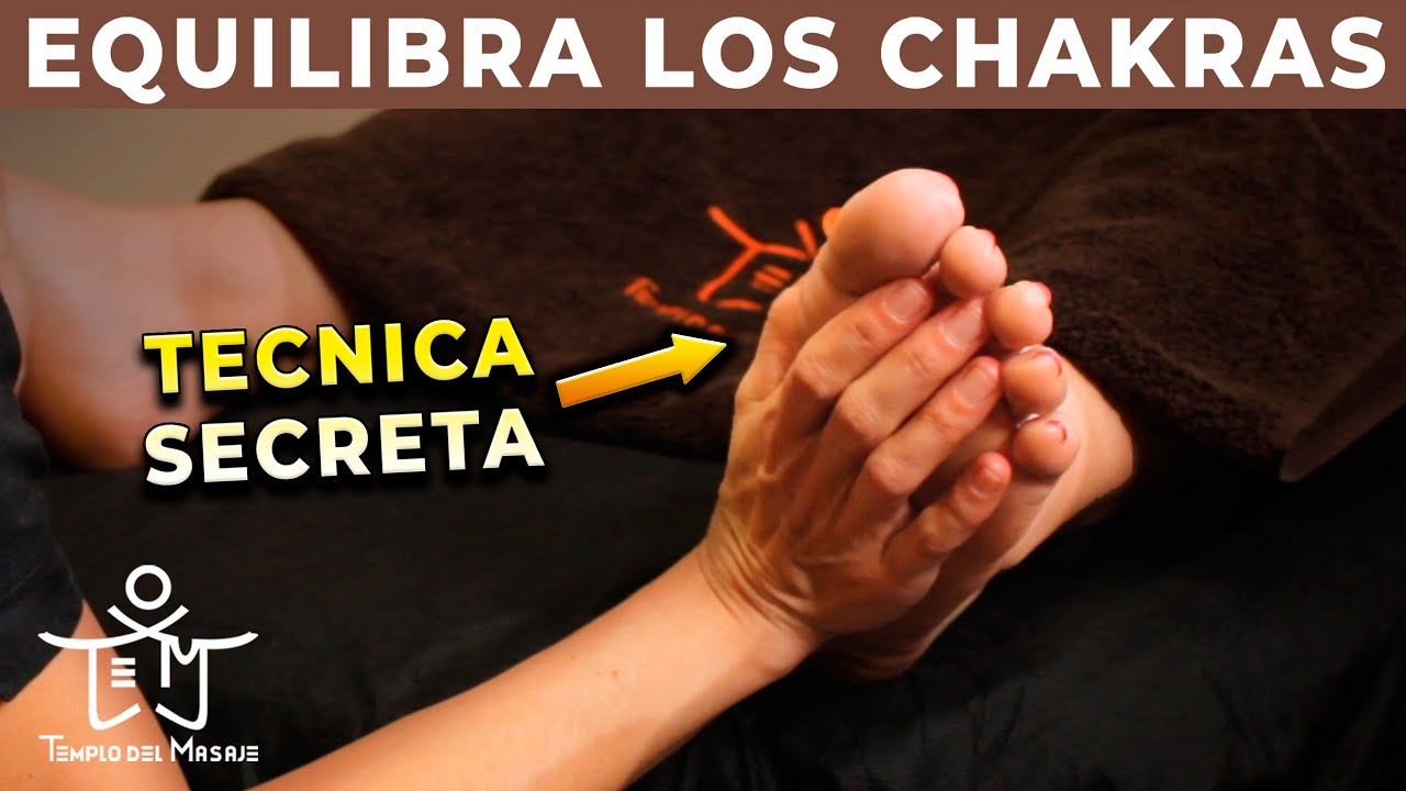 REFLEXOLOGÍA PODAL 🦶 para EQUILIBRAR los CHAKRAS ✨
