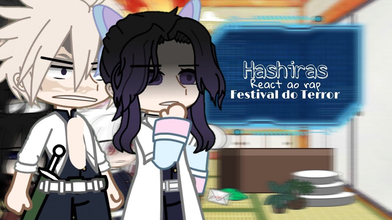 Hashiras React ao Rap Festival de Terror - Slasher  // Demon Slayer //