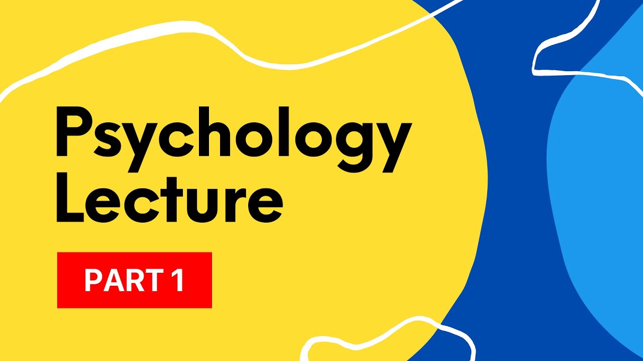 Psychology Lecture Part 1 | Social Science NMAT Review