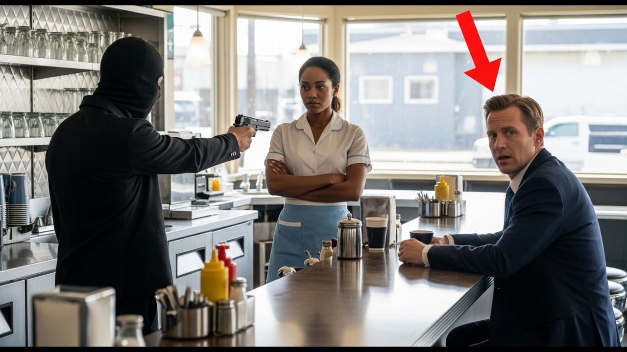 aThe Black Waitress Didn’t Panic During the Robbery — The Billionaire Employer Recognized Her Voice