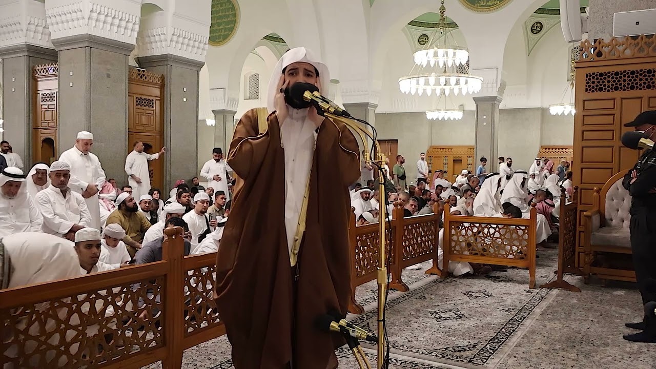 أذان العشاء# الثلاثاء 10 شوال 1446هـ# من رحاب مسجد قباء# المؤذن .  أنس سحلول