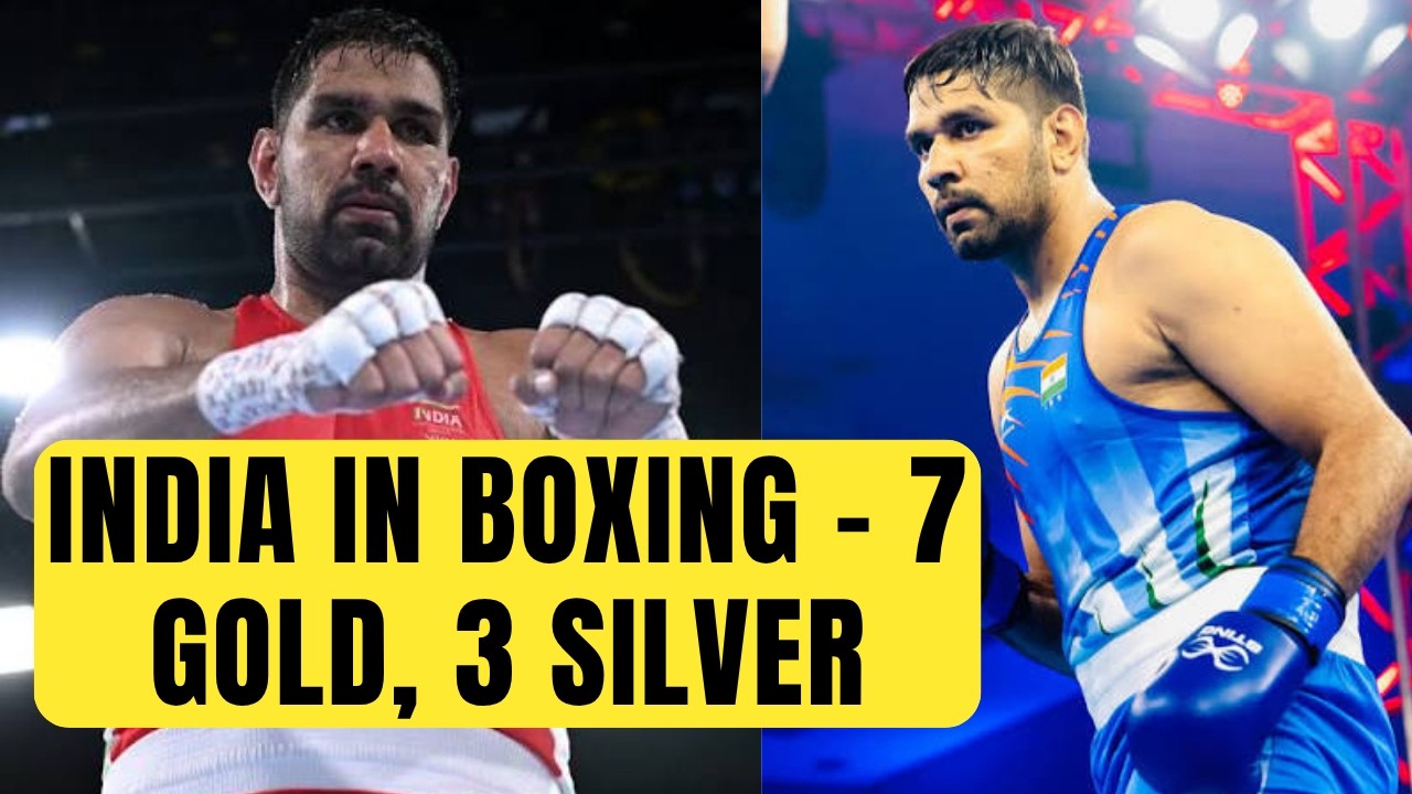 FLASH: Narender loses in 80kg boxing in CWG26, India end with 7 gold and 3 silver