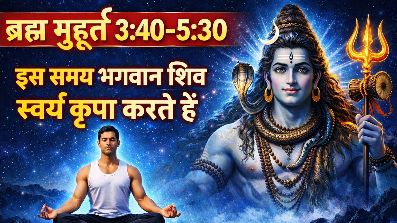 ब्रह्म मुहूर्त में शिव नाम का चमत्कार | 3:40 से 5:30 की दिव्य शक्ति! Universe Sutra.