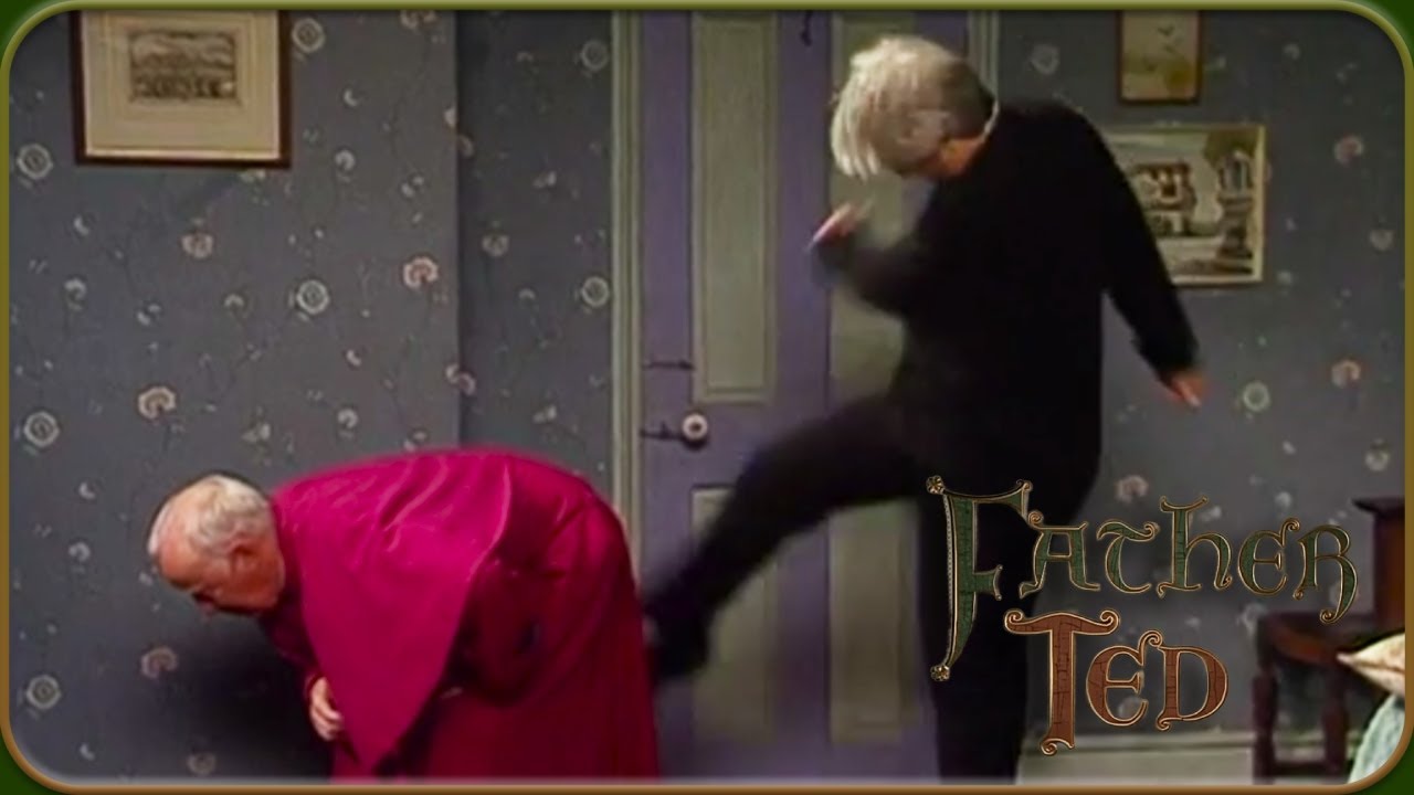Kicking Bishop Brennan Up the Arse! | Father Ted | Hat Trick Comedy