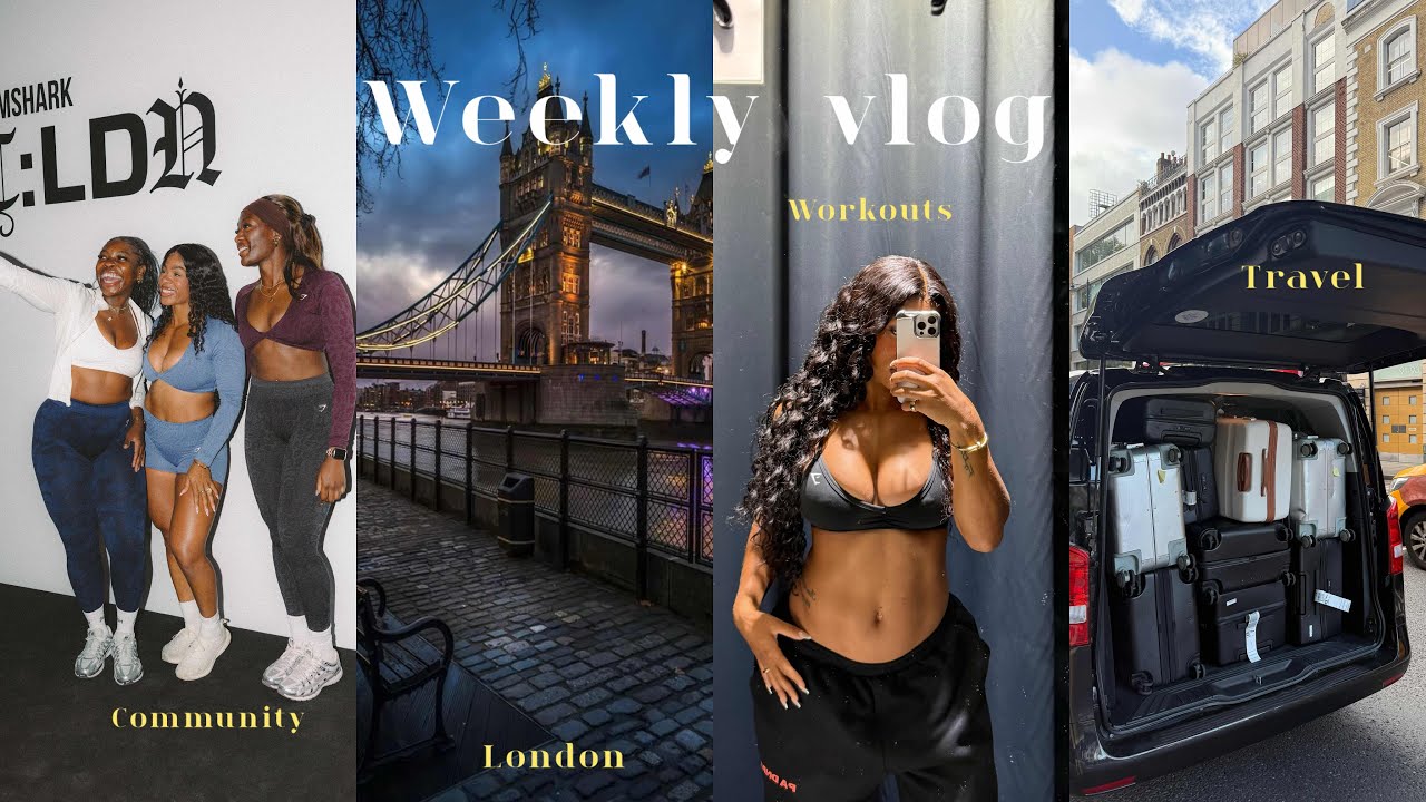 Weekly vlog | euro summer + mic’d up workouts + meeting my community + shopping 🛍️ 