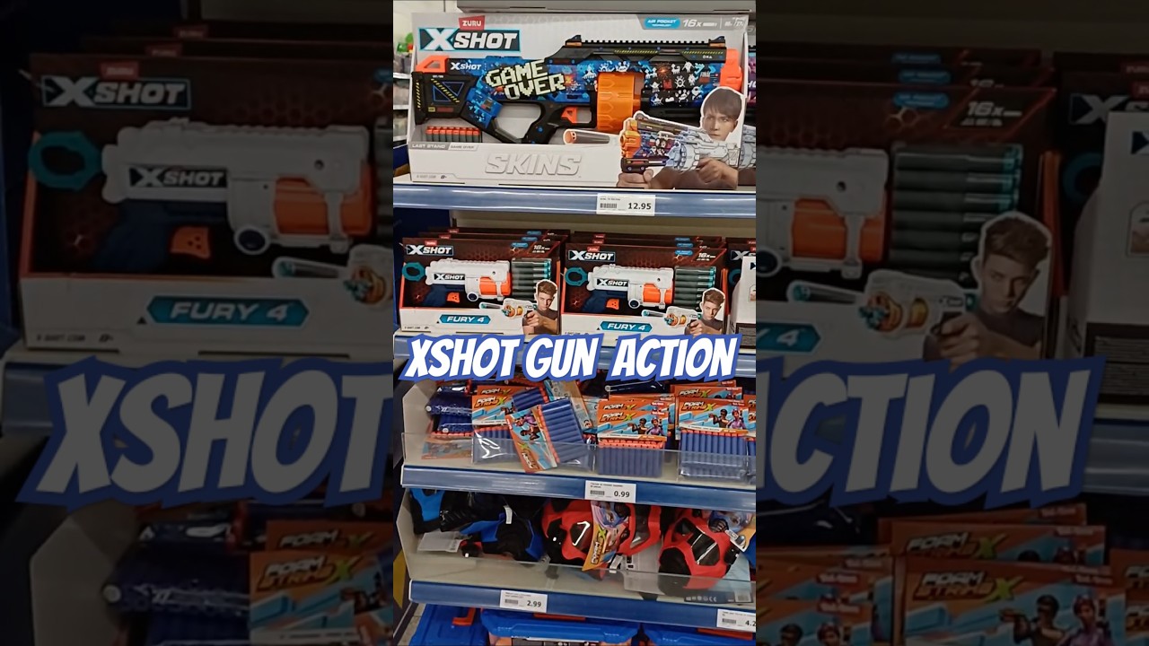 XSHOT jouets chez Action #action #haulaction #haul #xshot #viralshorts #nerf