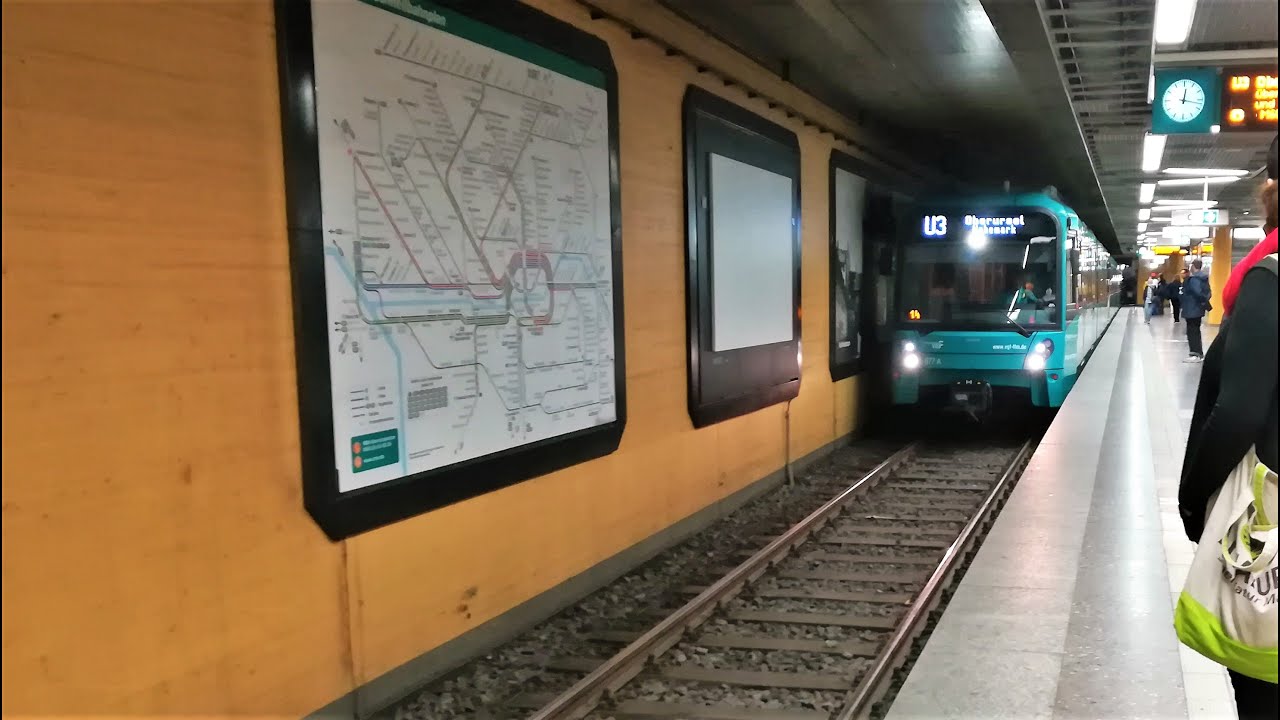 U-Bahn Frankfurt am Main U3 Südbahnhof - Oberursel Hohemark U5-Triebwagen