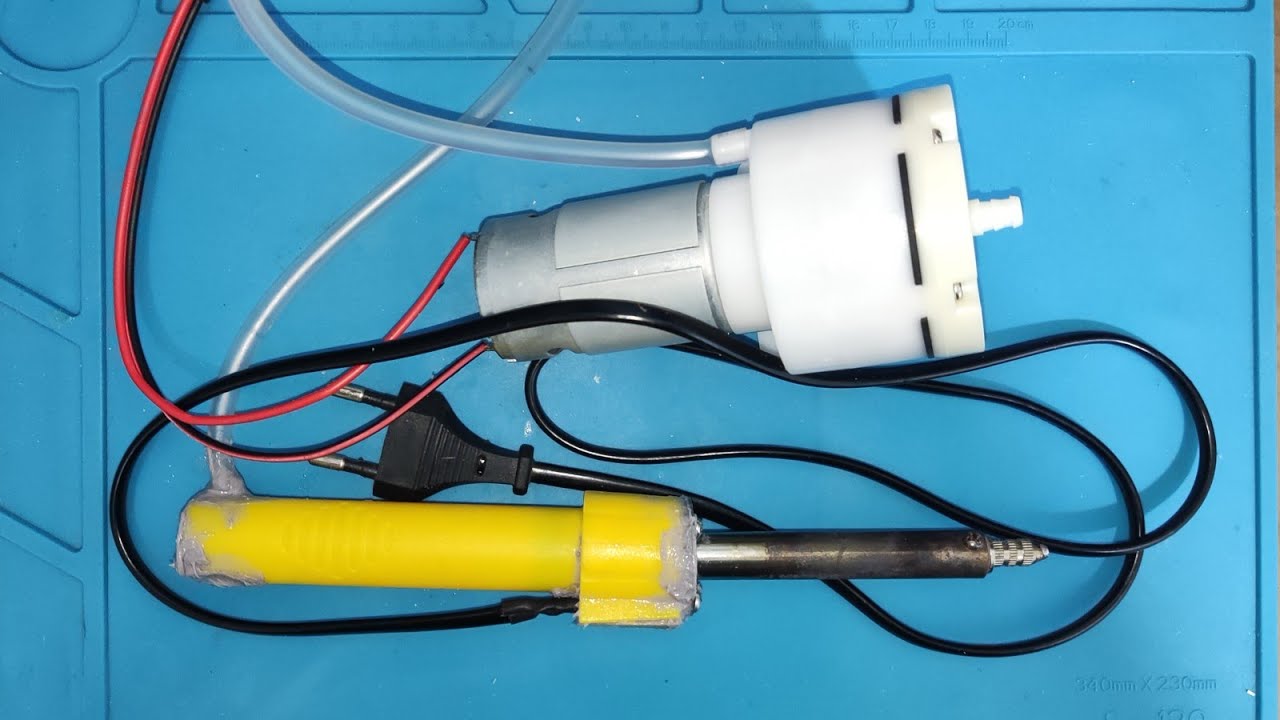 شفاط قصدير ذاتي التسخين و الشفط - Self-heating desoldering pump
