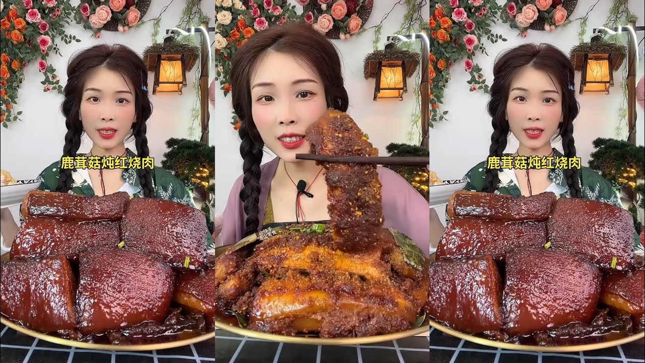 【ASMR】【MUKBANG】 DELICIOUS PORK BELLY 東坡肉 | EATING FOOD SHOW | CHINESE MUKBANG | 食べ | 吃播 LOVE EAT