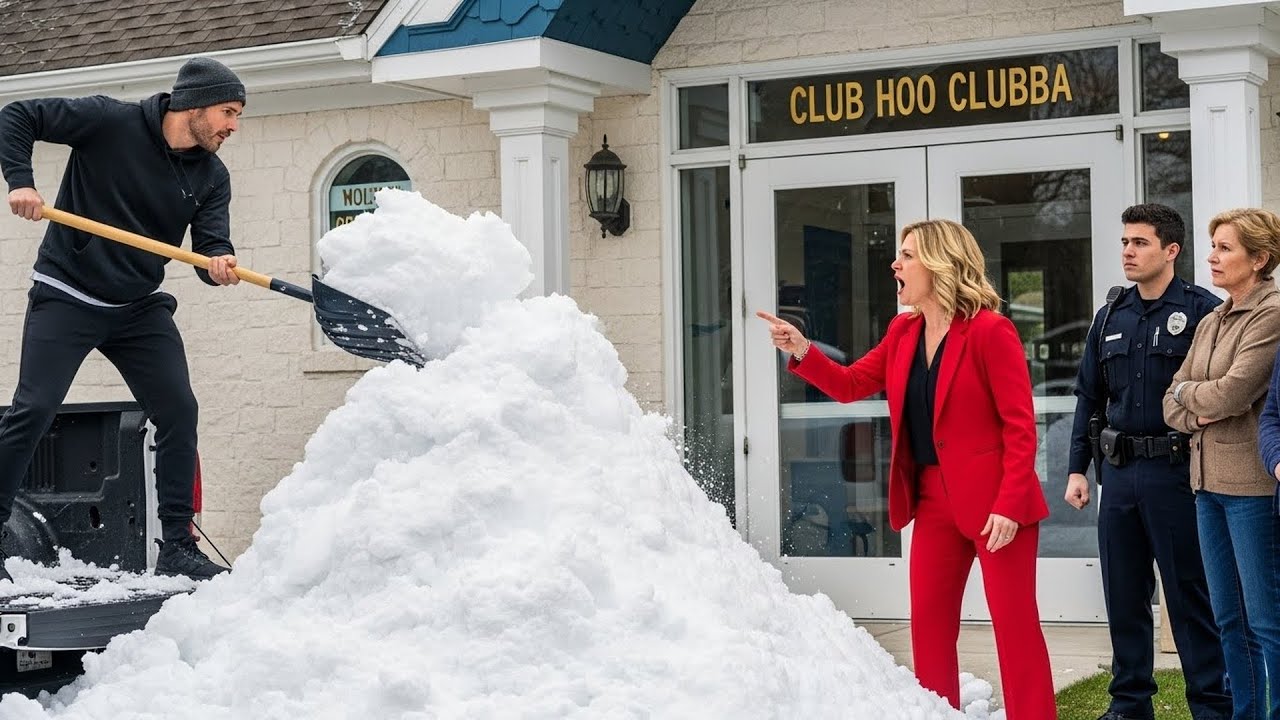 HOA Fined Me For Shoveling Snow Onto My Lawn, So I Piled It Against Their Clubhouse Door