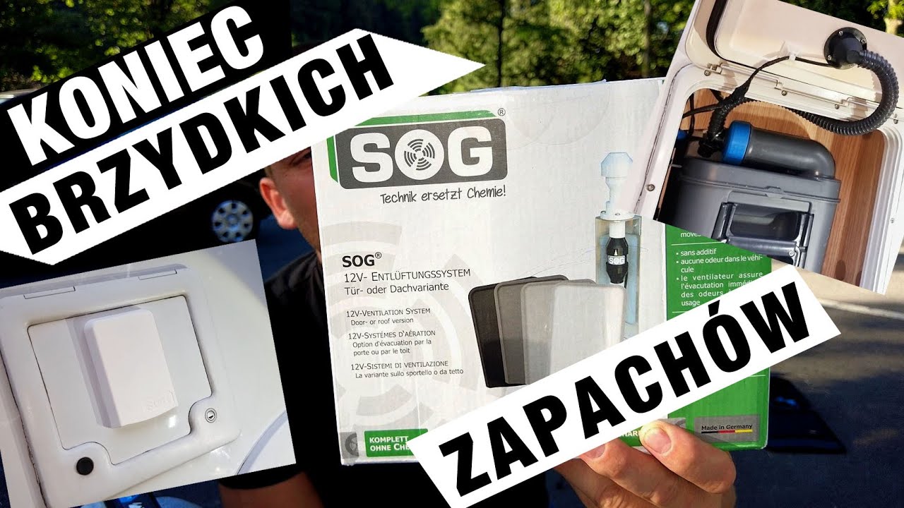Montaż wentylacji toalety SOG w kamperze, koniec brzydkich zapachów @we free