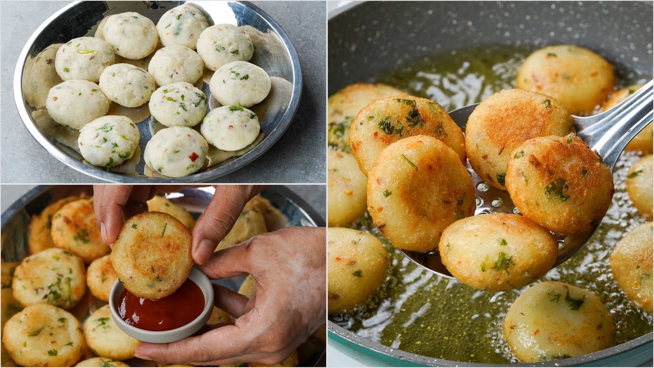 If You Have 1 Raw Potato & Rice Flour At Home, You Can Make This Quick Snack | Aloo Rice Flour Snack