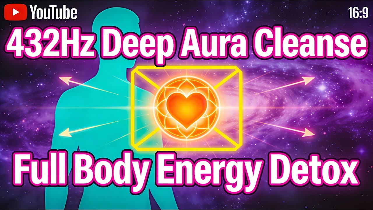 432Hz Deep Aura Cleanse | Full Body Energy Detox