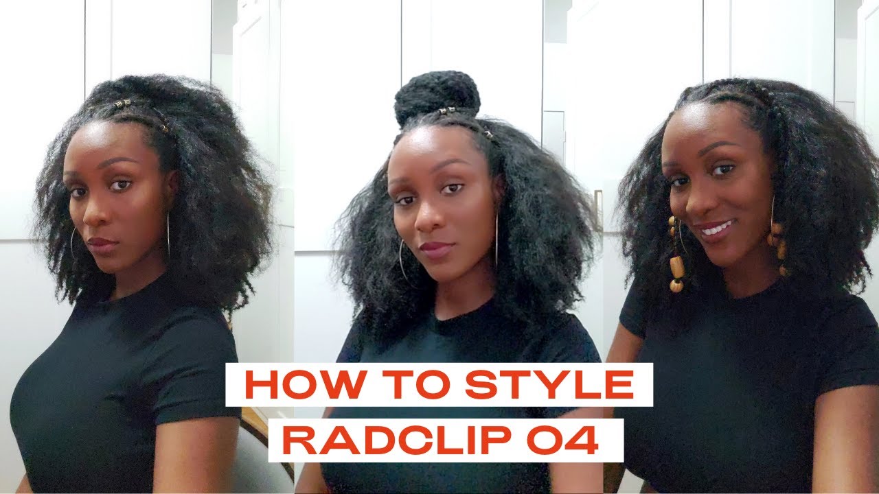 How to style our kinky stretch clip-in RadClip 04 by RadSwan