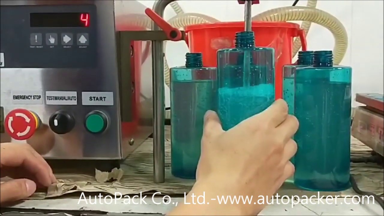 Tabletop Gear Pump Liquid Filler FG-100