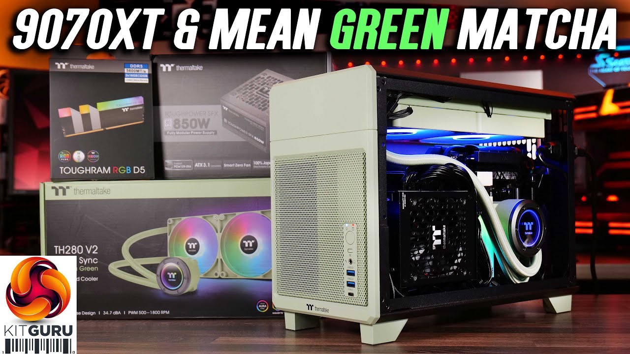 RX 9070 XT in Thermaltake TR100: Quiet SFF Beast Build