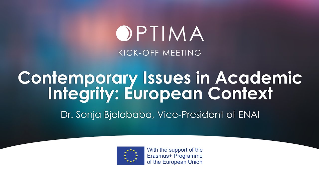 Dr. Sonja Bjelobaba on Contemporary Issues in Academic Integrity