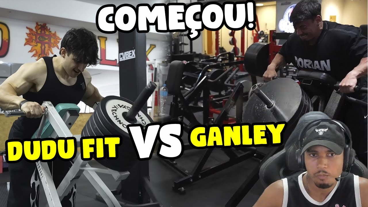 COMEÇOU A GUERRA! Ganley INICIA a preparação pra enfrentar o Dudu Fit 👀🔥
