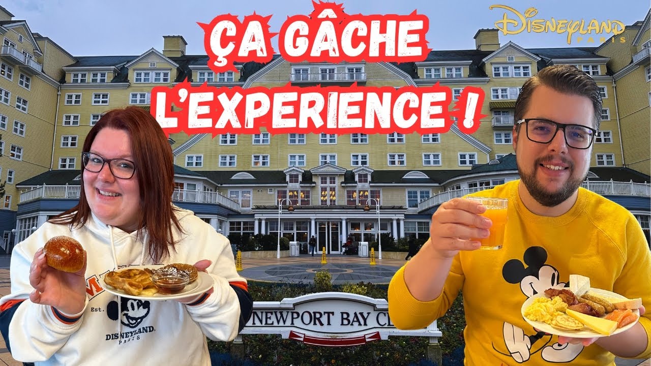 Test Food Petit-déjeuner au Newport Bay Club à Disneyland Paris !