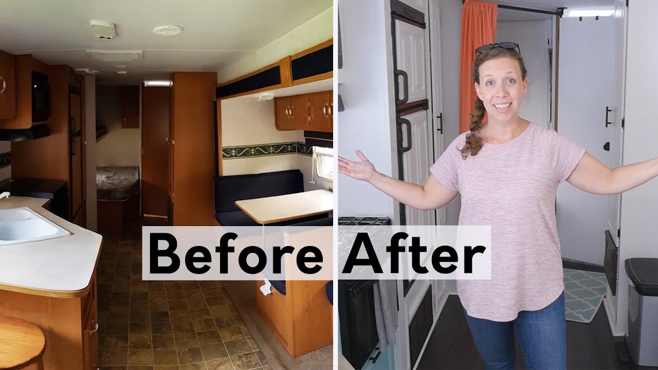 RV Renovation Tour: before and after