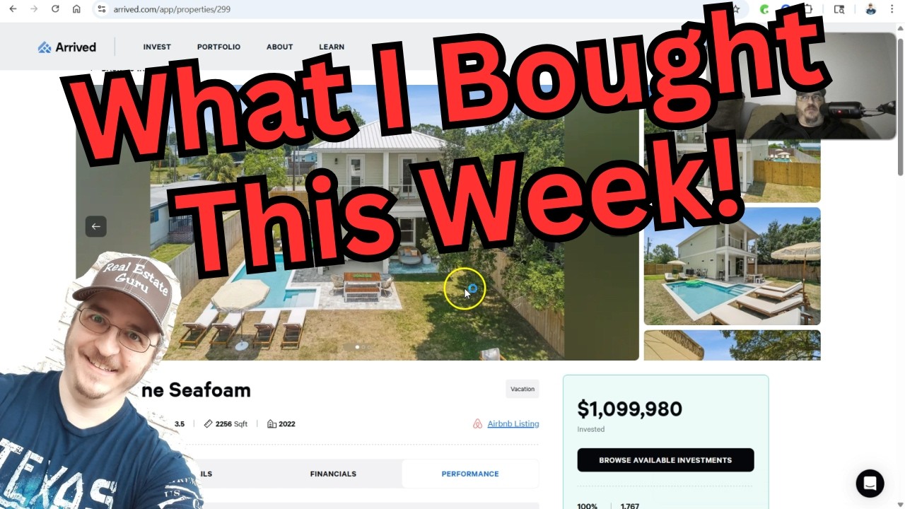 52 Week Challenge - Fractional Real Estate Investing Online - What I Bought the Week of 3-13-2026!