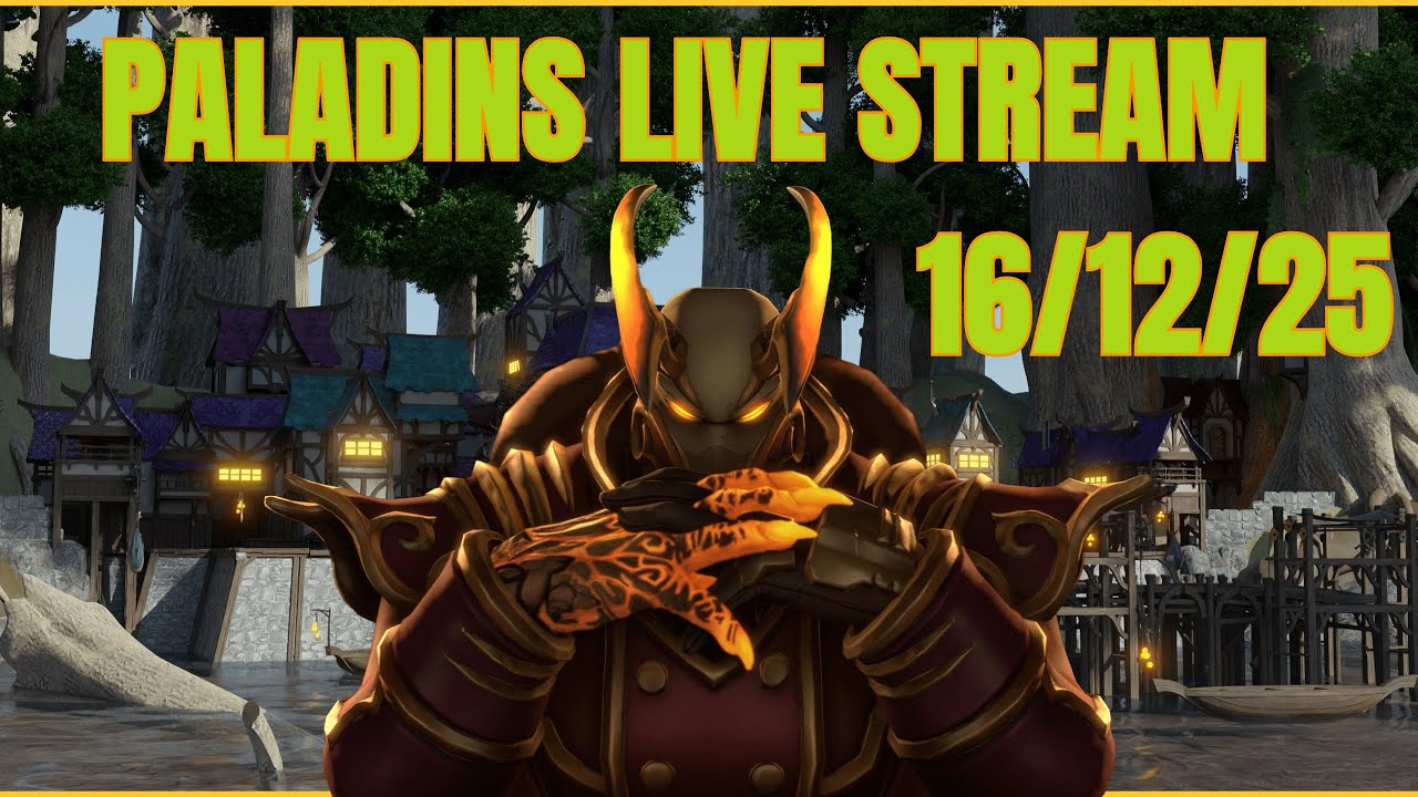 PALADINS LIVE STREAM 16/12/2025 | INSANELY CLOSE GAMES!