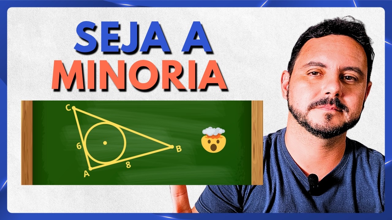 Você Também Pode Aprender a Resolver de um Jeito Fácil - Uma Questão de Geometria 😱
